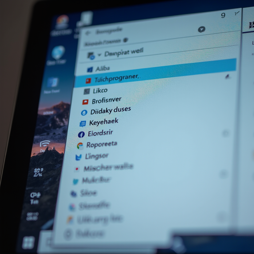 Widok systemowego paska zadań Windows 10, z rozwiniętą listą języków klawiatury, widoczna opcja 'Polski (programisty)' jako aktywna; zbliżenie na dolną część ekranu, tło rozmyte